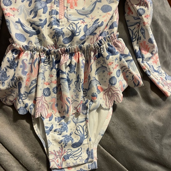 Cynthia Rowley Kids' Marine Life Swimsuit - Picture 4 of 5